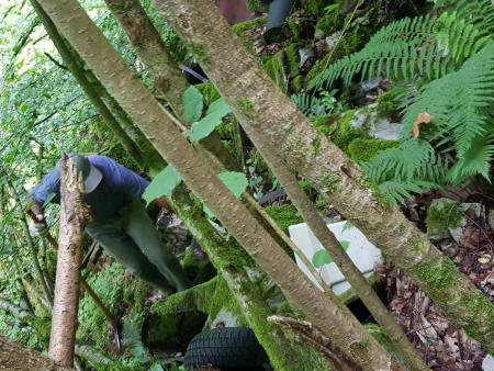 Sanacija črnega odlagališča – Banova jama 023